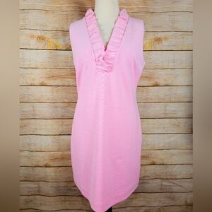 NWT Lilly Pulitzer Tisbury Lucky Catch Stripe Ruffle Shift Dress Size XL